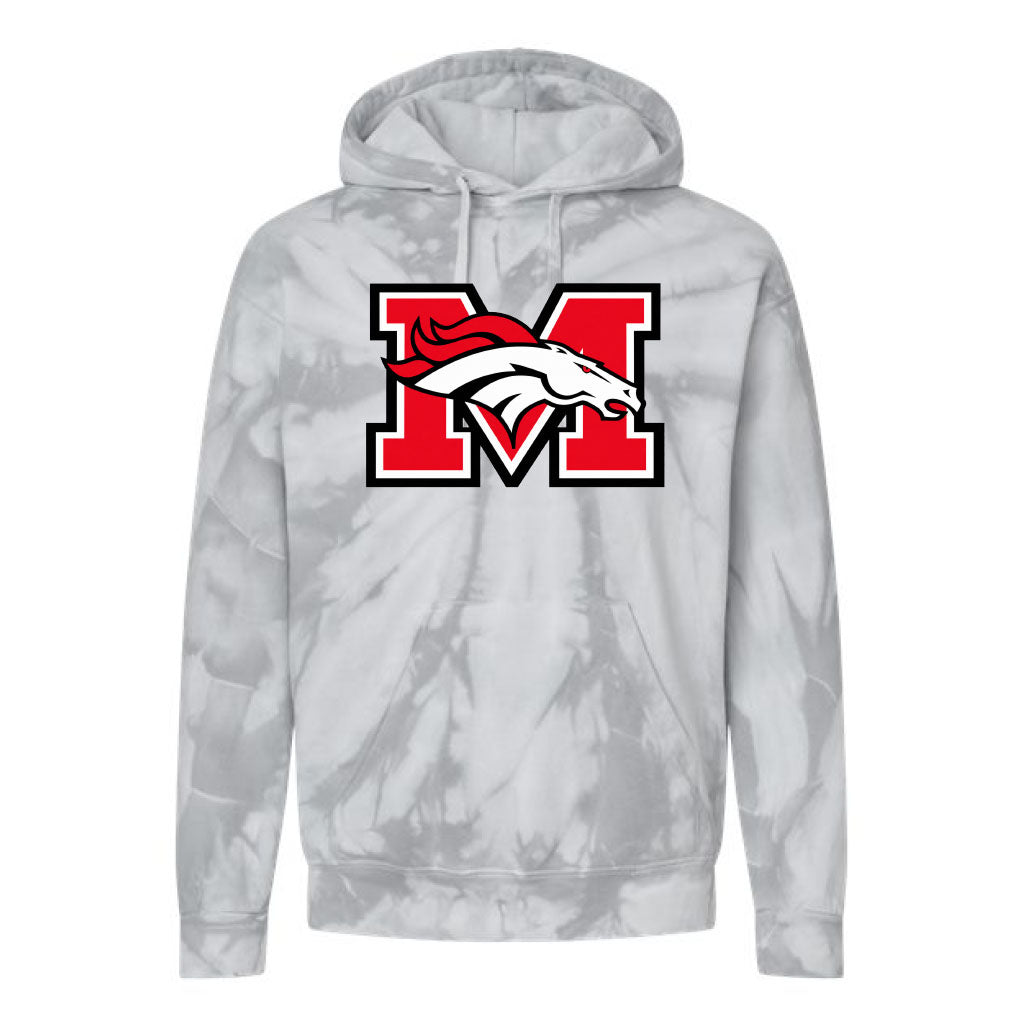 Unisex Tie-Dyed Hooded Sweatshirt Adult and Youth