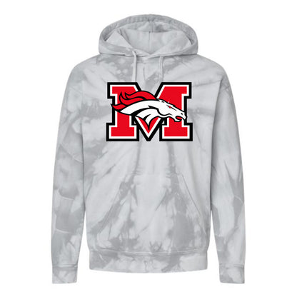 Unisex Tie-Dyed Hooded Sweatshirt Adult and Youth